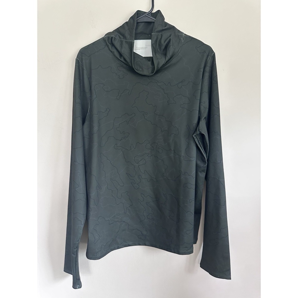 Under Armour Camo Print XL Mock Neck Loose Outdoor Active Wear Running